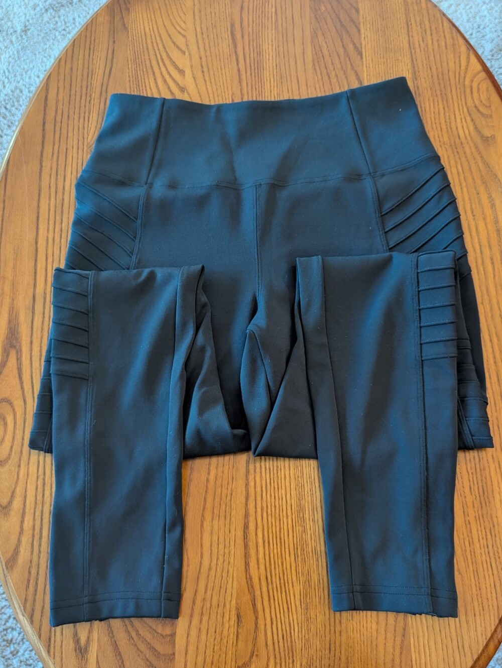 Athleta Black Delancey Moto Tight Leggings, Size S/P